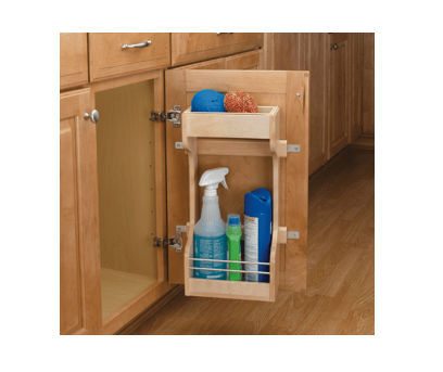 Rev-A-Shelf - 10-1/2" Maple Door Storage Cleaning Organizer