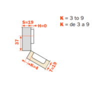 30° Hinges Option 1