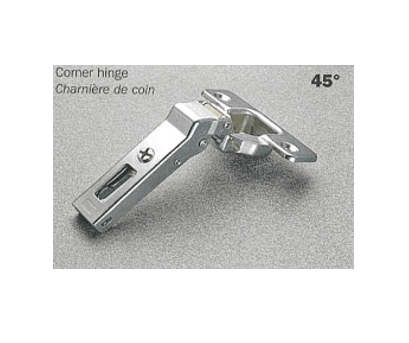 Salice - 45° Angle Screw-on Self-Close Clip-on Hinge