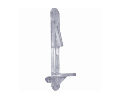 5/8" Clear Shelf Locking Clip (Box QTY-1000)