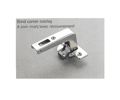 Salice - 94° Screw-on Blind Corner Overlay Self-Close Hinge