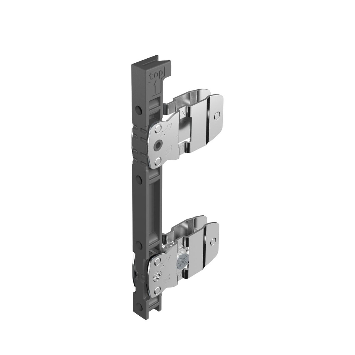 AvanTech YOU Drawer front connector for side profile, height 187 / 251 mm, screwing on