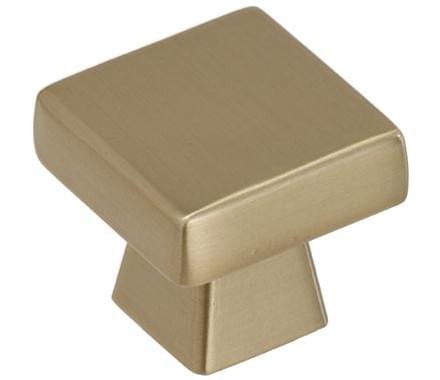 Blackrock - Square Knob 1-3/16" Golden Champagne