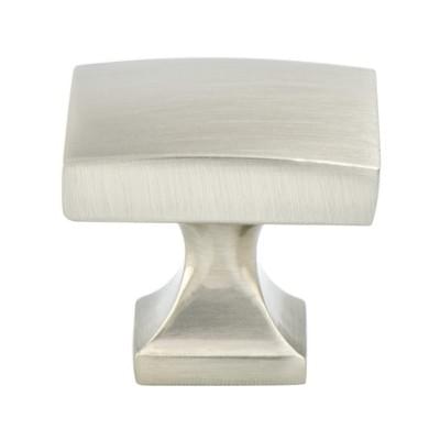 Century Edge Knob 1-3/8" SQ Knob Brushed Nickel