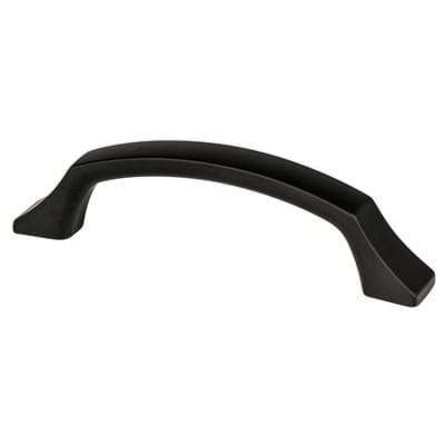 Century Edge Pull 96mm CC Matte Black Bar Pull