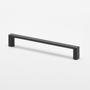 Haliburton - 160mm CC Thin Square Pull, Matte Black