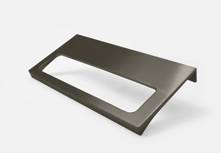 Horizon Edge Pull - 64mm Brushed Black Stainless Steel