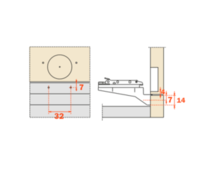 Inset Face Frame Mounting Plates