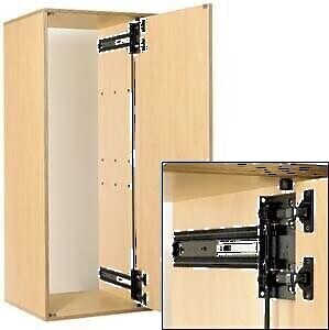 KV (8092 VERSION) - 4 x 4 Pocket Door Slides 18"