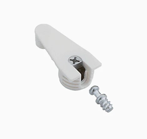 L Shape Connector Casing with Dowels (100pcs / Bag)