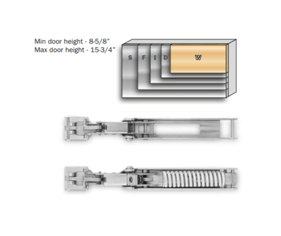 Push-To-Open "W" Wind Lift System Kit  