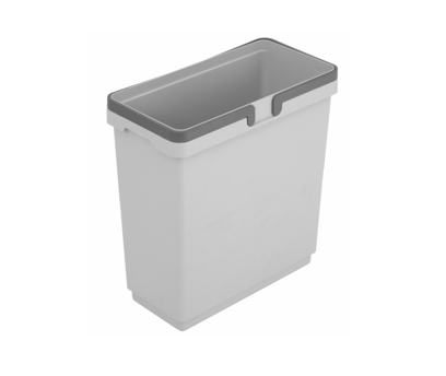 Salice - SINGLE WASTE BIN 50 QT GRAY